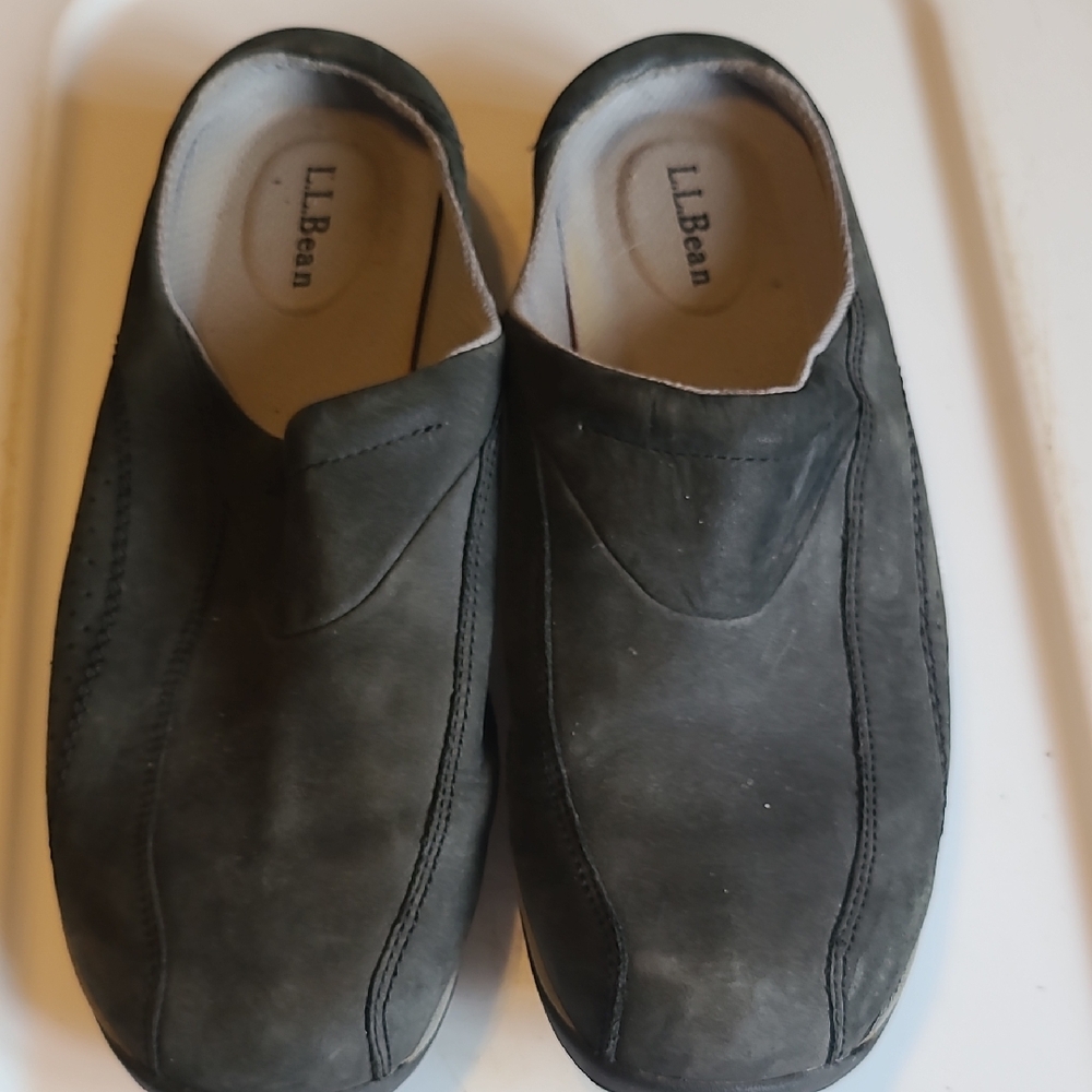 L.L. Bean Women's Slip-On Loafers in Charcoal